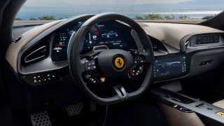 فيراري تقدم عجلة قيادة جديدة بدون أزرار اللمس.
